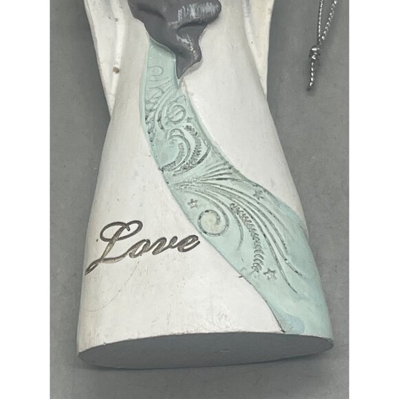 St Nicholas Square Angel Peace Love Spiritual Christmas Ornament Kohls 4" READ - Picture 3 of 5
